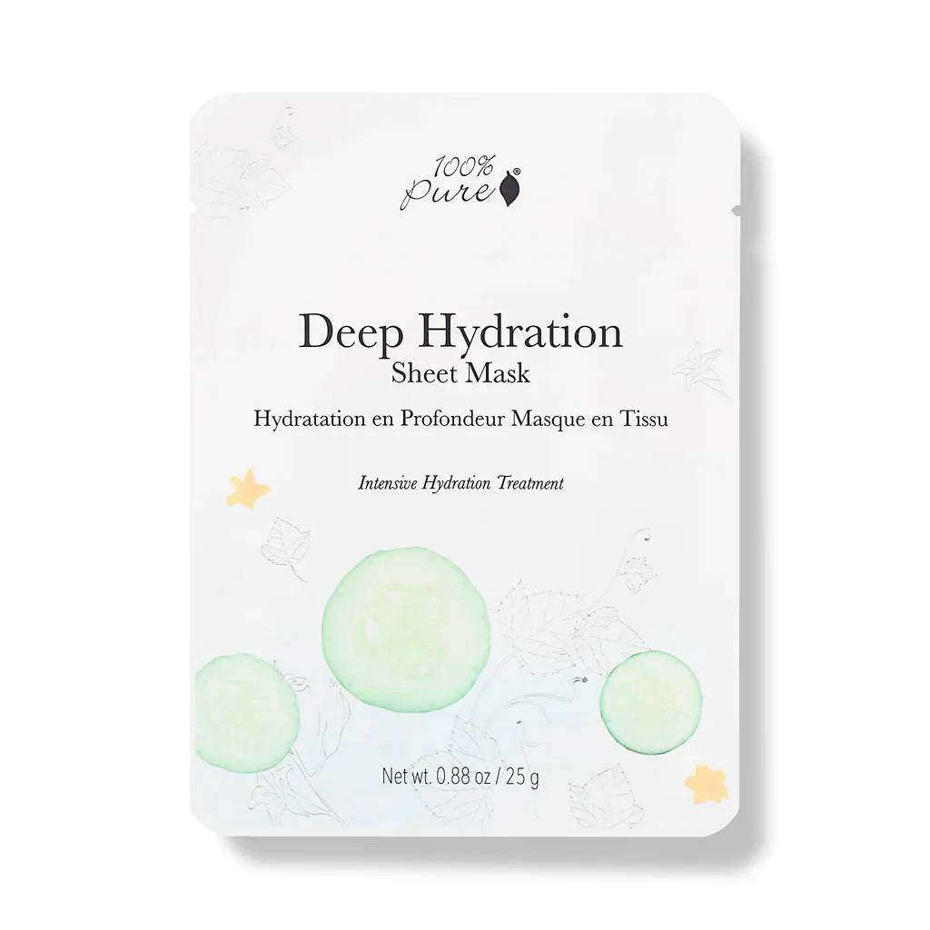 Deep Hydration Sheet Mask Fra 100% Pure