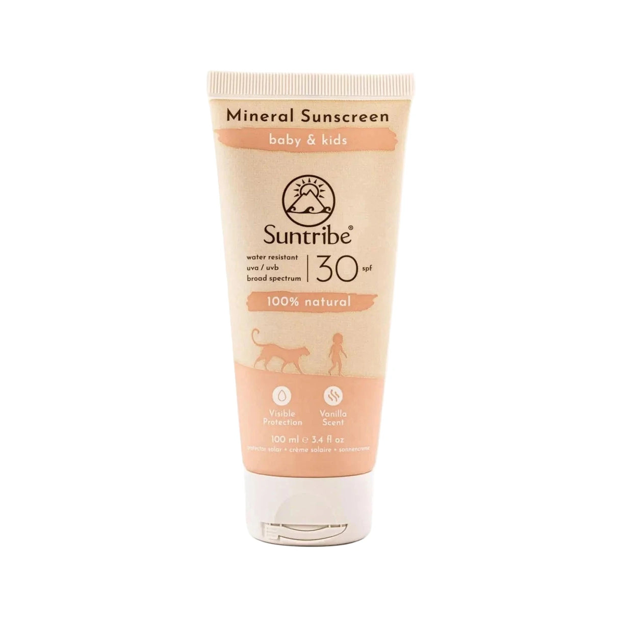 Suntribe SPF30 Baby & Kids Natural Mineral Sunscreen