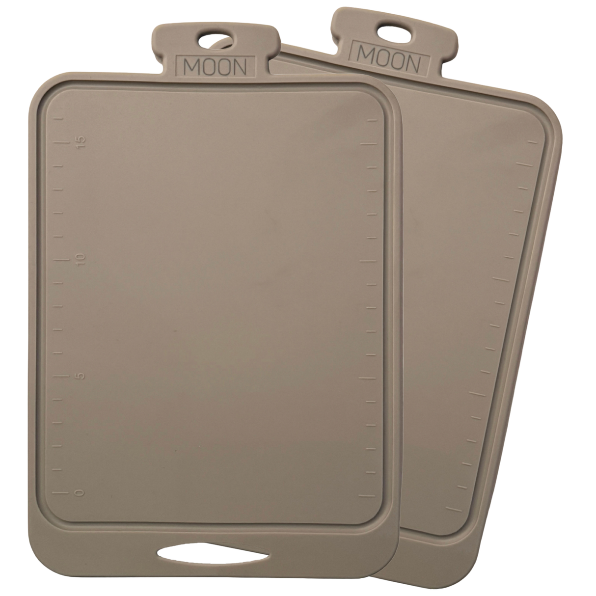 2-Pack Skjærebrett i Silikon fra Moon - Leafy Beige
