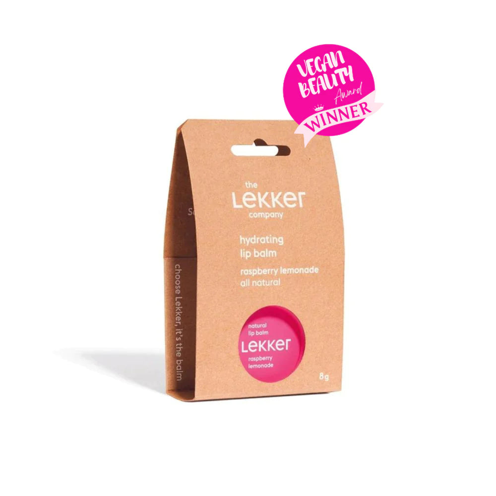 Naturlig Leppepomade Bringebær fra The Lekker Company