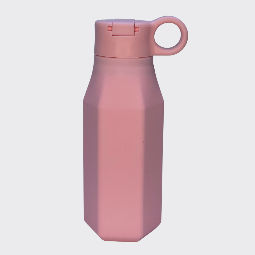 Silikon Vannflaske Fra Moon - Rosa