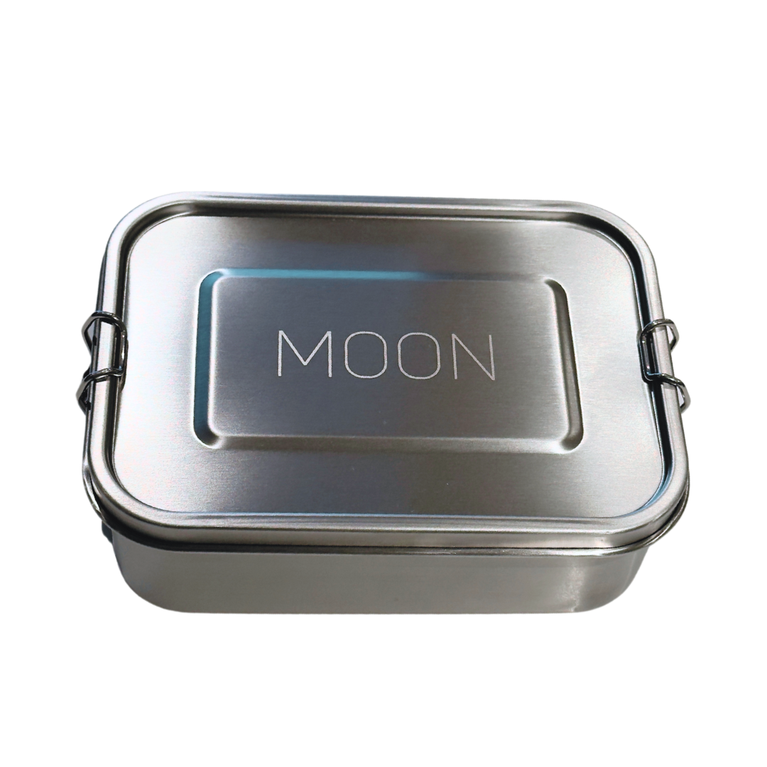 3-Roms Matboks i 100% stål fra Moon - 1200ml