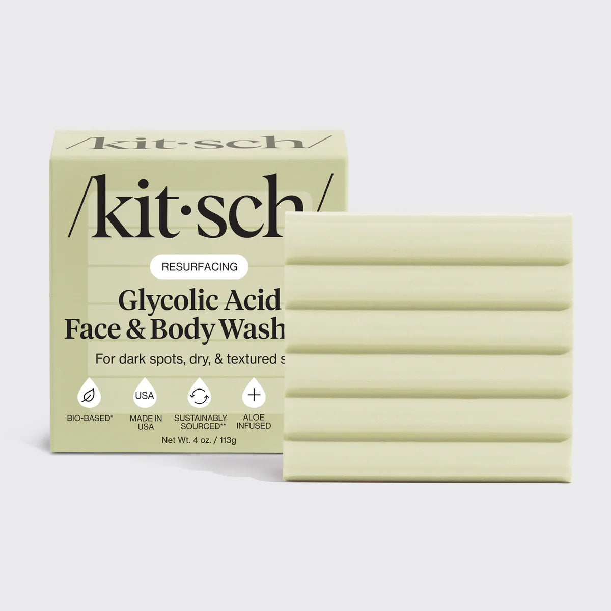 Kitsch Glycolic Acid Resurfacing Face and Body Wash