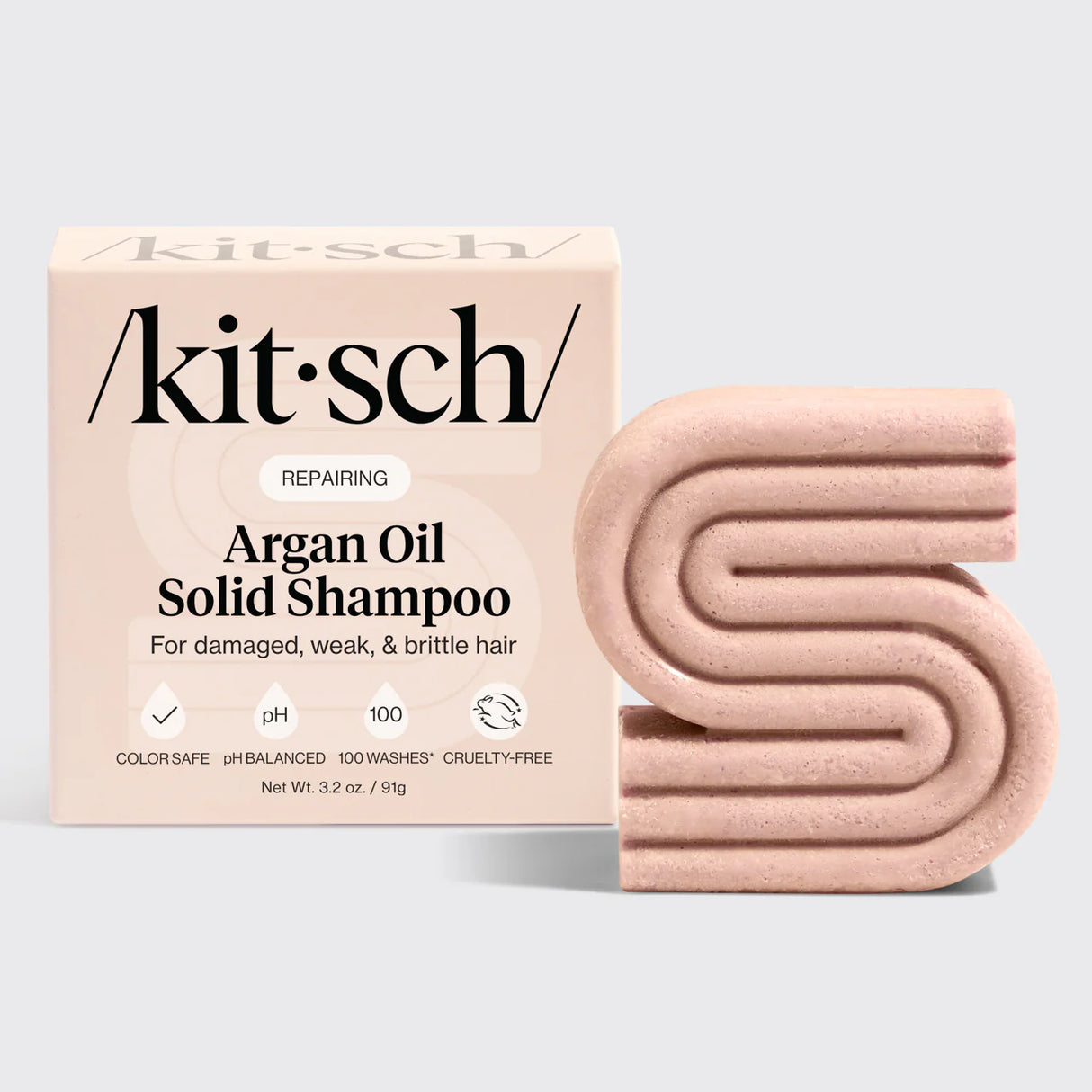 Kitsch Repairing Argan Oil Shampoo Bar