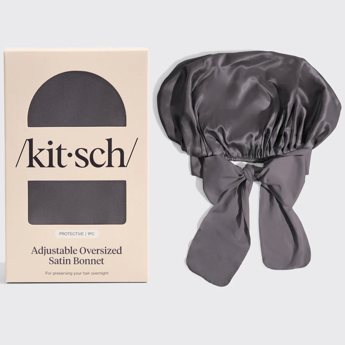 Kitsch Oversized Satin Bonnet