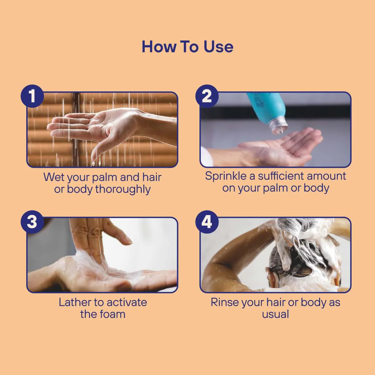 Refillpakke med pulvershampo for ekstra sensitiv hodebunn fra The Powder Shampoo