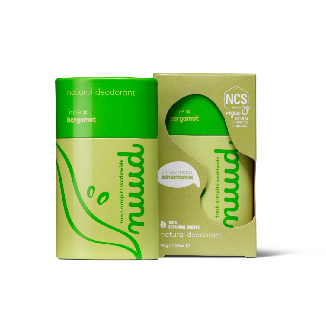 Nuud Vegan Deodorant - Lime X Bergamot Stick
