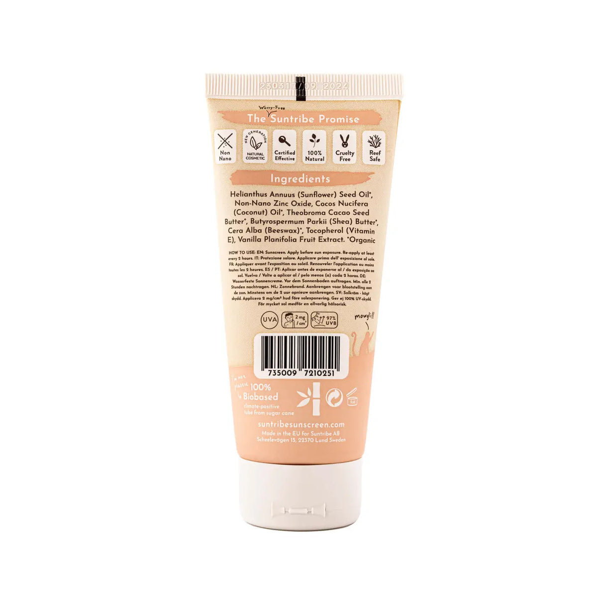 Suntribe SPF30 Baby & Kids Natural Mineral Sunscreen