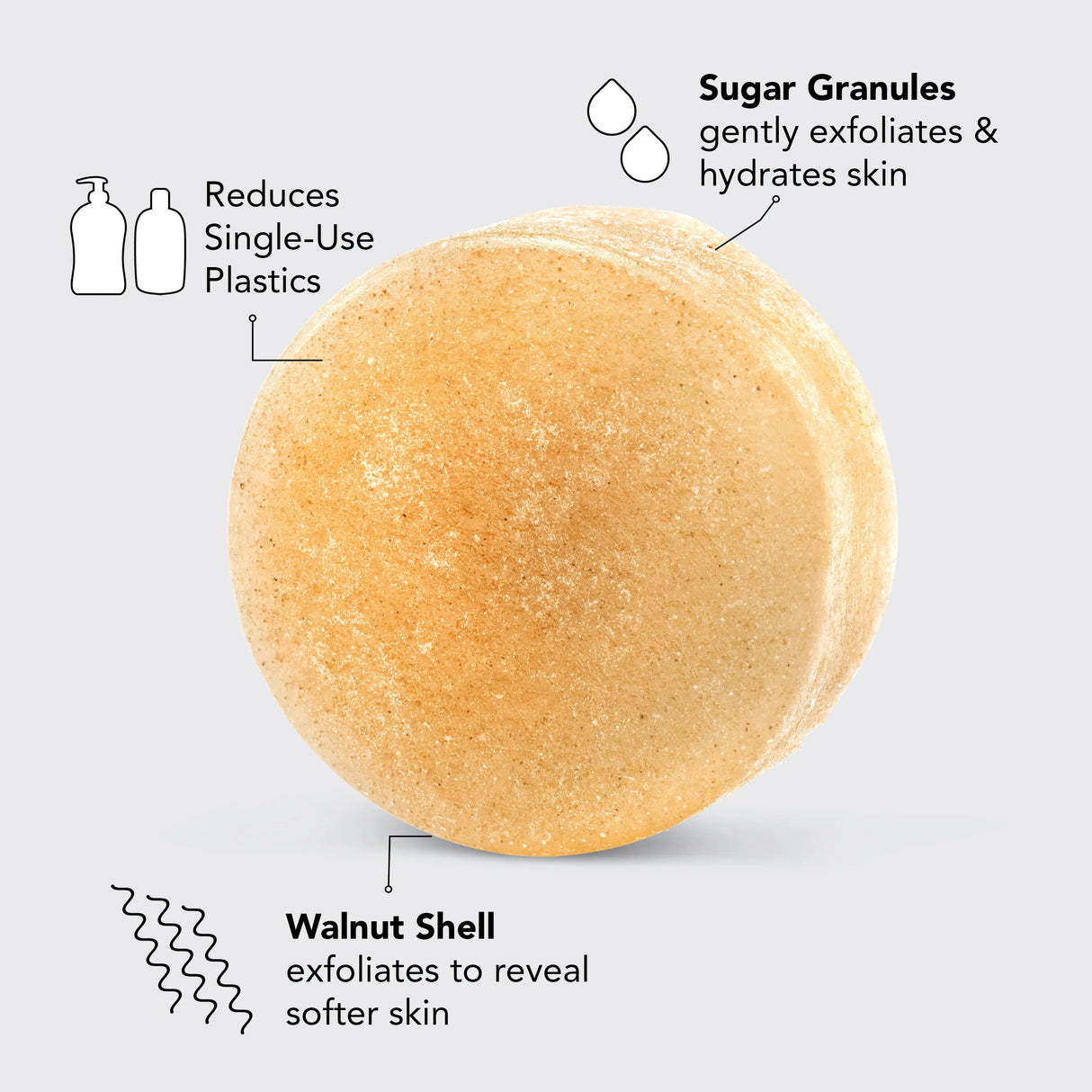 Kitsch Sugar Exfoliating Body Scrub Bar