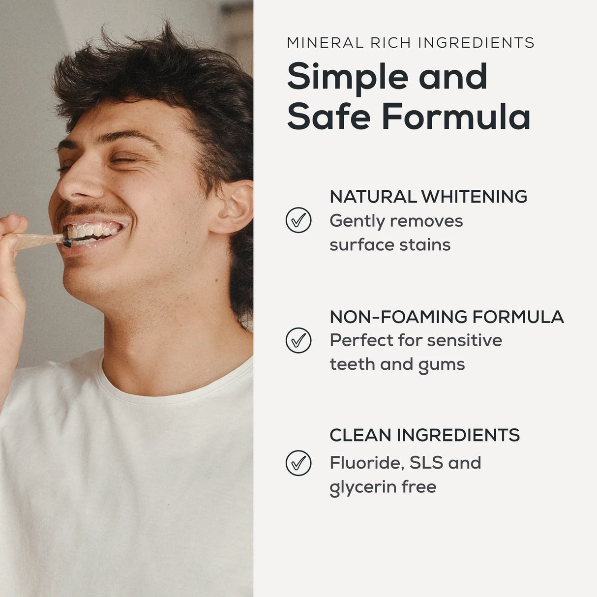 Charcoal Mineral Tannkrem 60ml fra Georganics