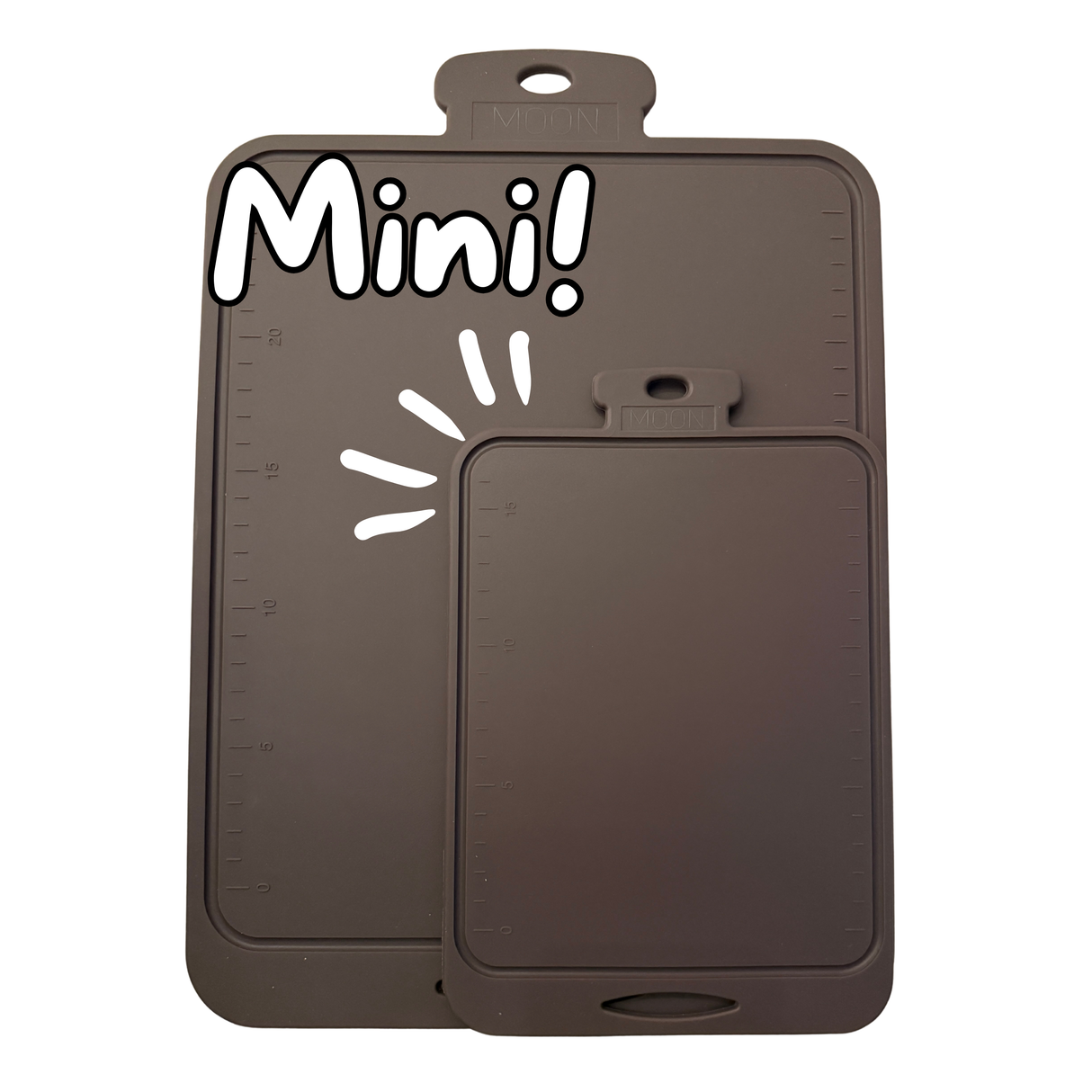 Mini Skjærebrett i Silikon fra Moon - Deep Chocolate