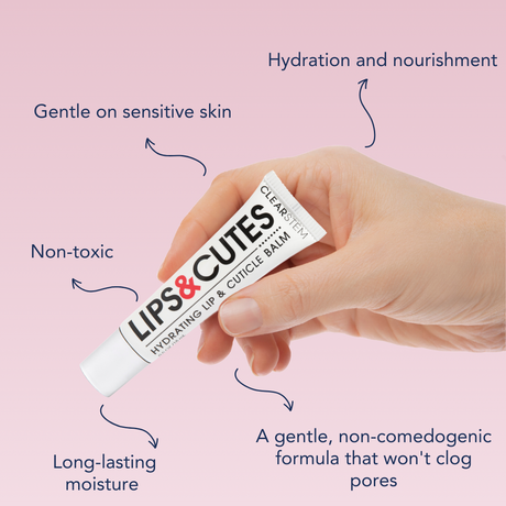 Lips & Cutes Acne-Safe Leppepomade fra ClearStem