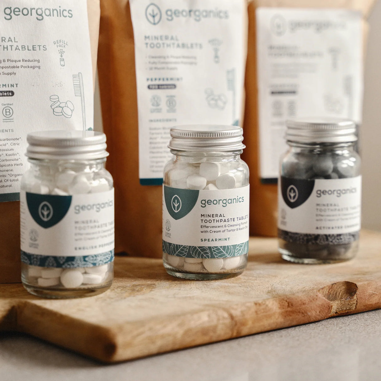 Charcoal Munnskyllevann Tabletter 180stk fra Georganics