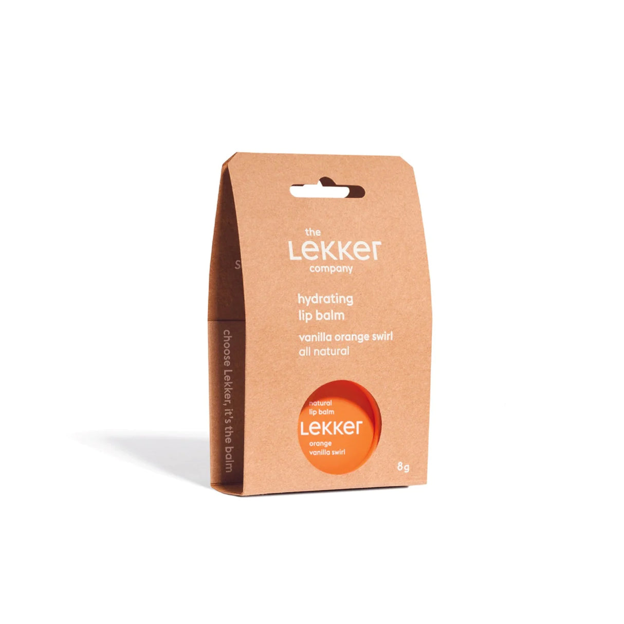 Naturlig Leppepomade Appelsin & Vanilje fra The Lekker Company