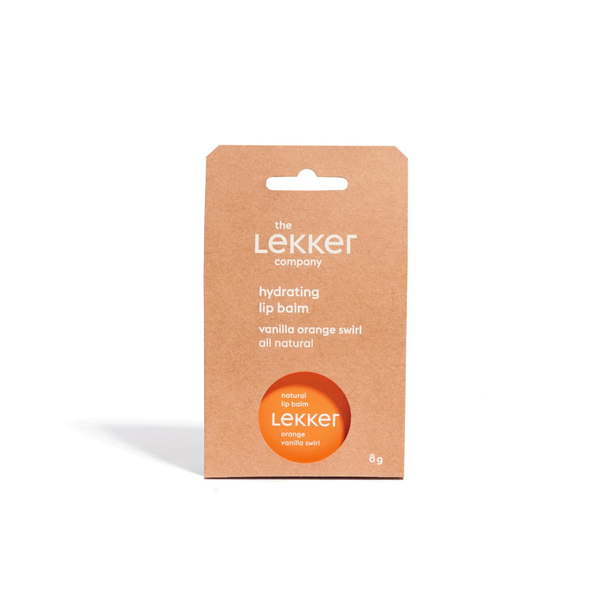 Naturlig Leppepomade Appelsin & Vanilje fra The Lekker Company