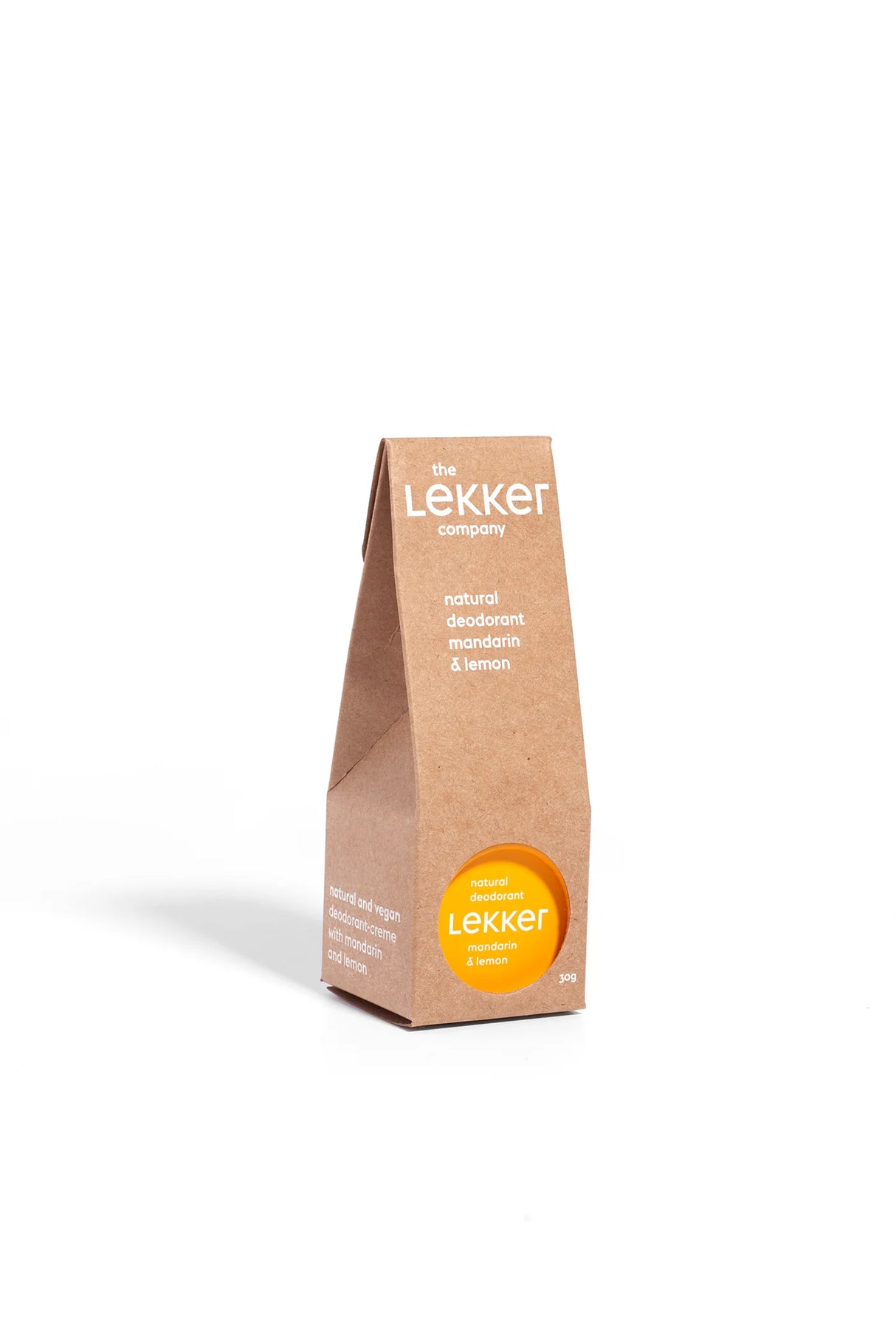 Naturlig Deodorant Mandarin og Sitron fra The Lekker Company