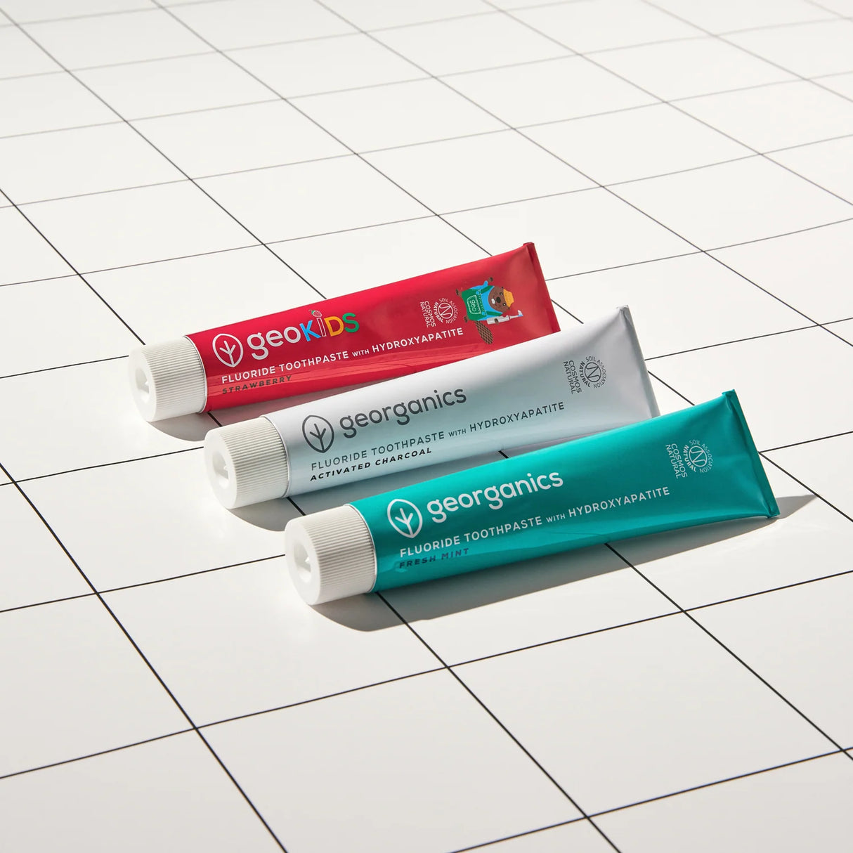 Barne Tannkrem Jordbær fra Georganics 75g