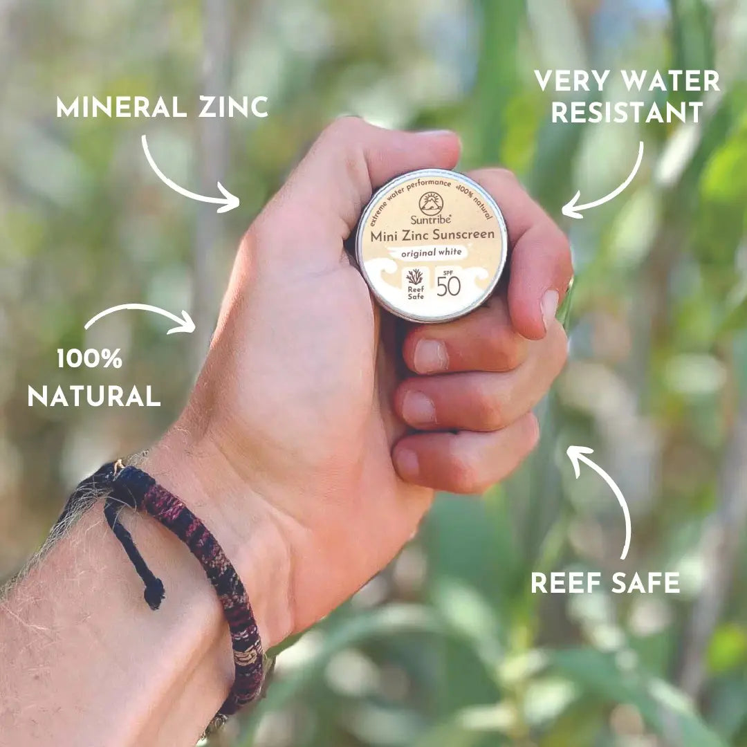 Suntribe SPF50 Natural Mineral Face & Sport Zinc Sunscreen