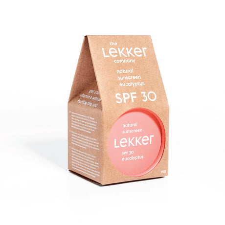 Naturlig Mineralbasert Solkrem SPF 30 fra The Lekker Company