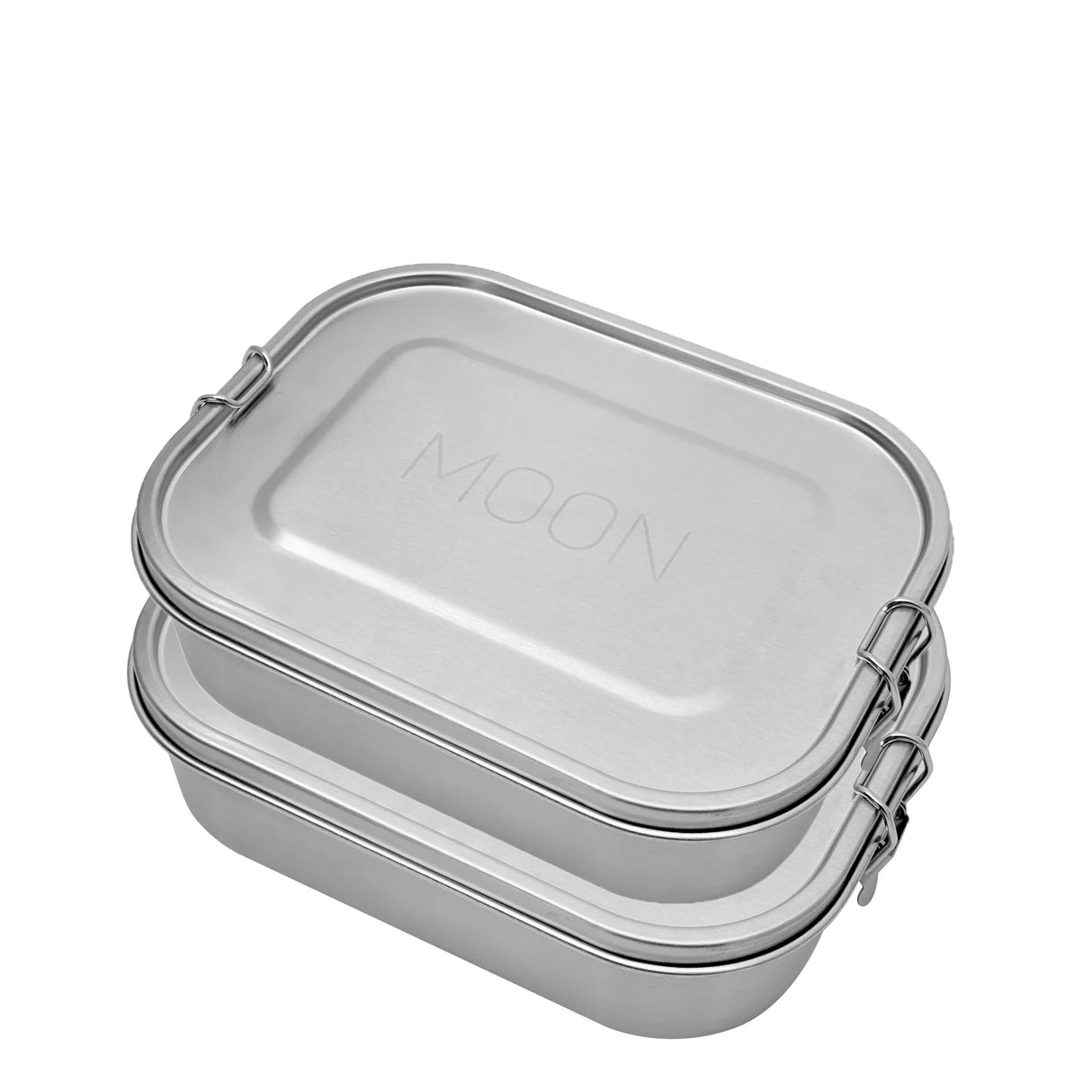 2-Pack Matboks i 100% stål fra Moon - 1200ml