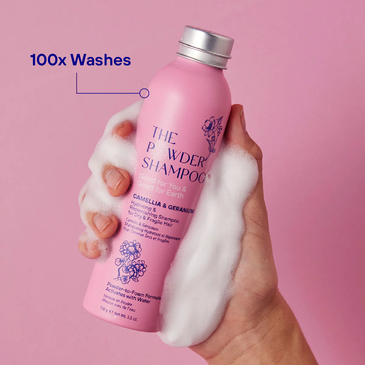 Pulvershampoo for Tørt og Skadet hår fra The Powder Shampoo