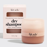 Kitsch Volumizing Rice Protein Dry Shampoo - Lyst til mellombrun Hårfarge
