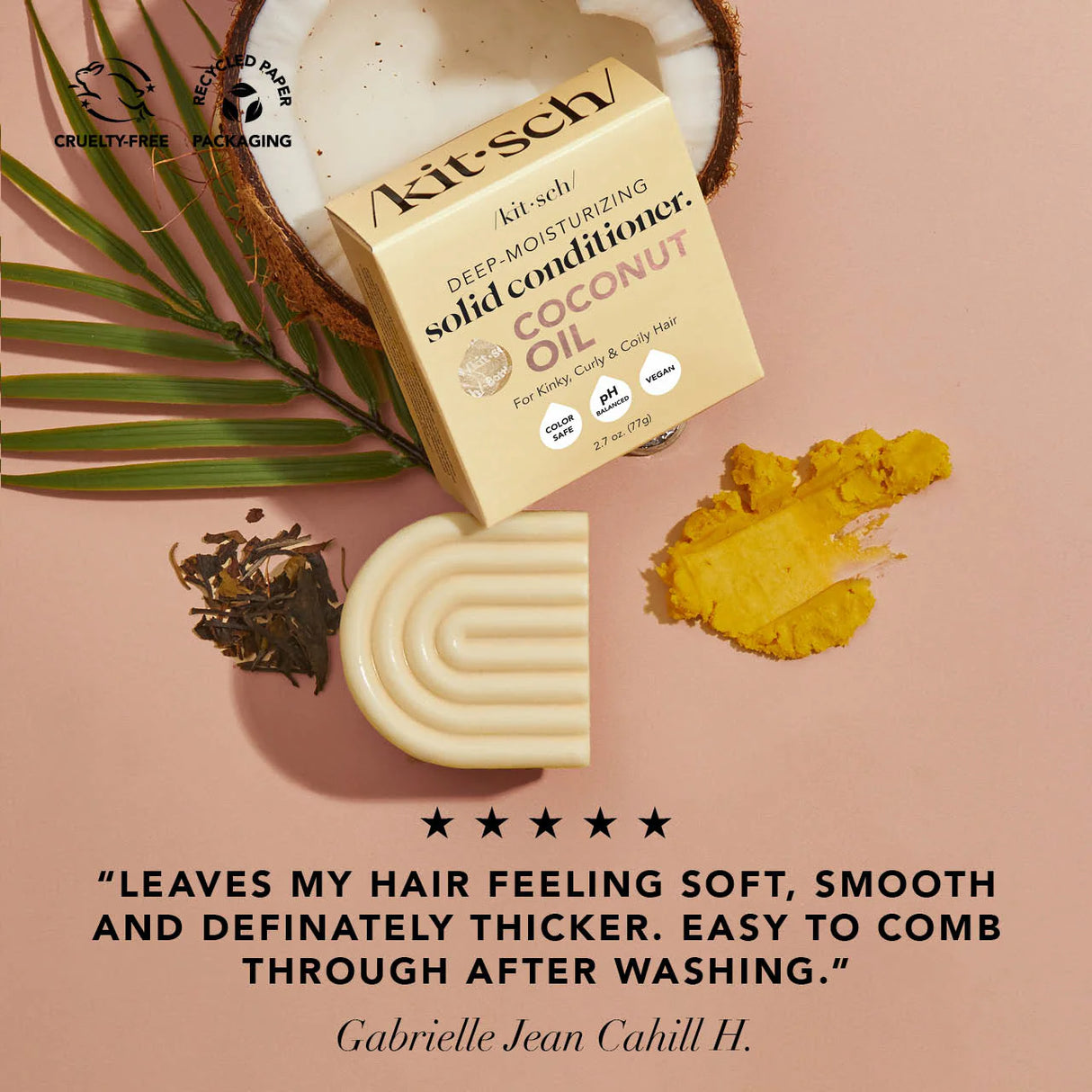 Kitsch Coconut Conditioner bar for Tørt og Skadet hår