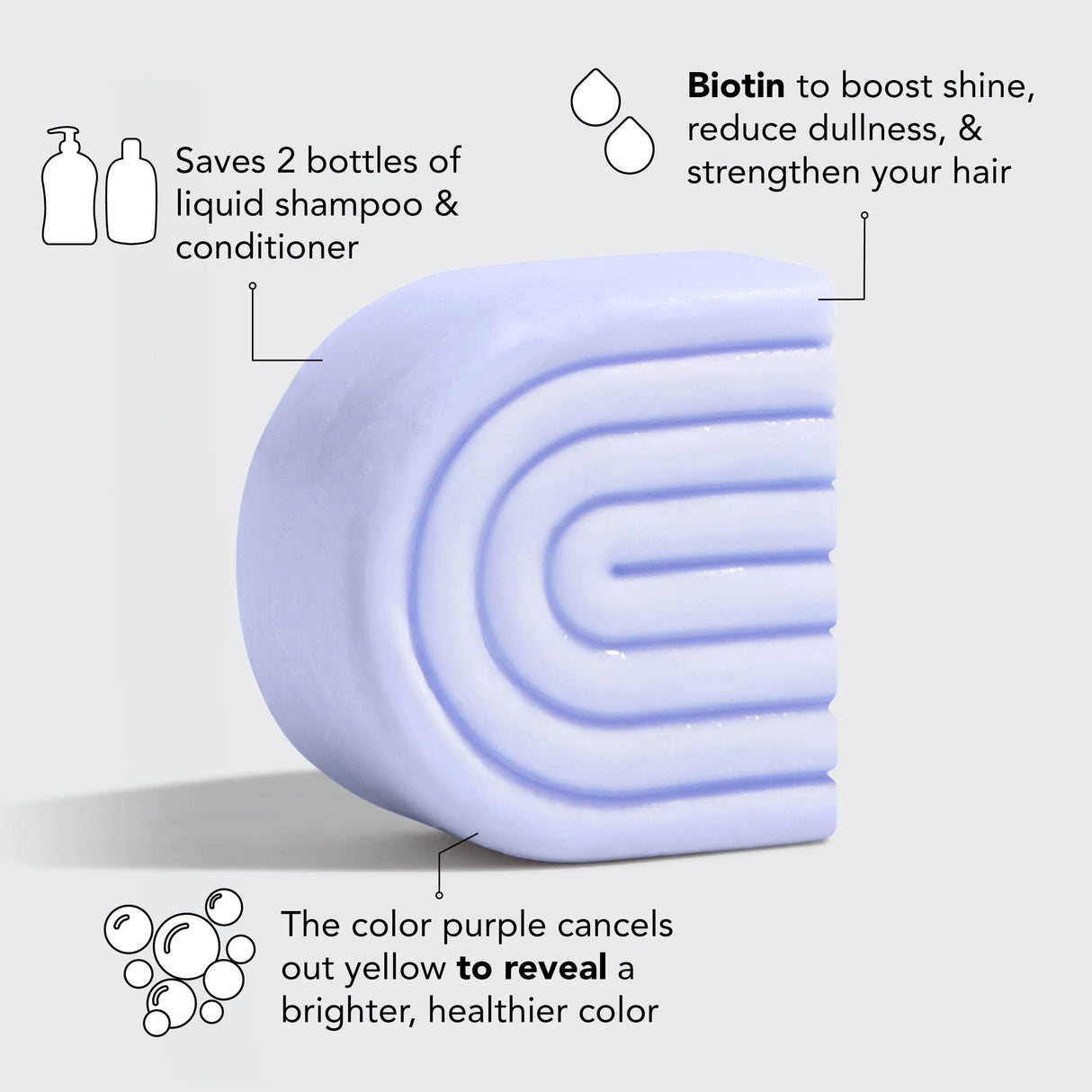 Kitsch Purple Toning Solid Conditioner Bar