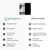 Charcoal Mineral Tannkrem fra Georganics