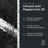 Charcoal Mineral Tannkrem Pulver fra Georganics