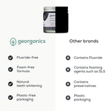 Charcoal Mineral Tannkrem Pulver fra Georganics