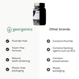 Charcoal Mineral Tannkrem Tabletter-120 stk fra Georganics