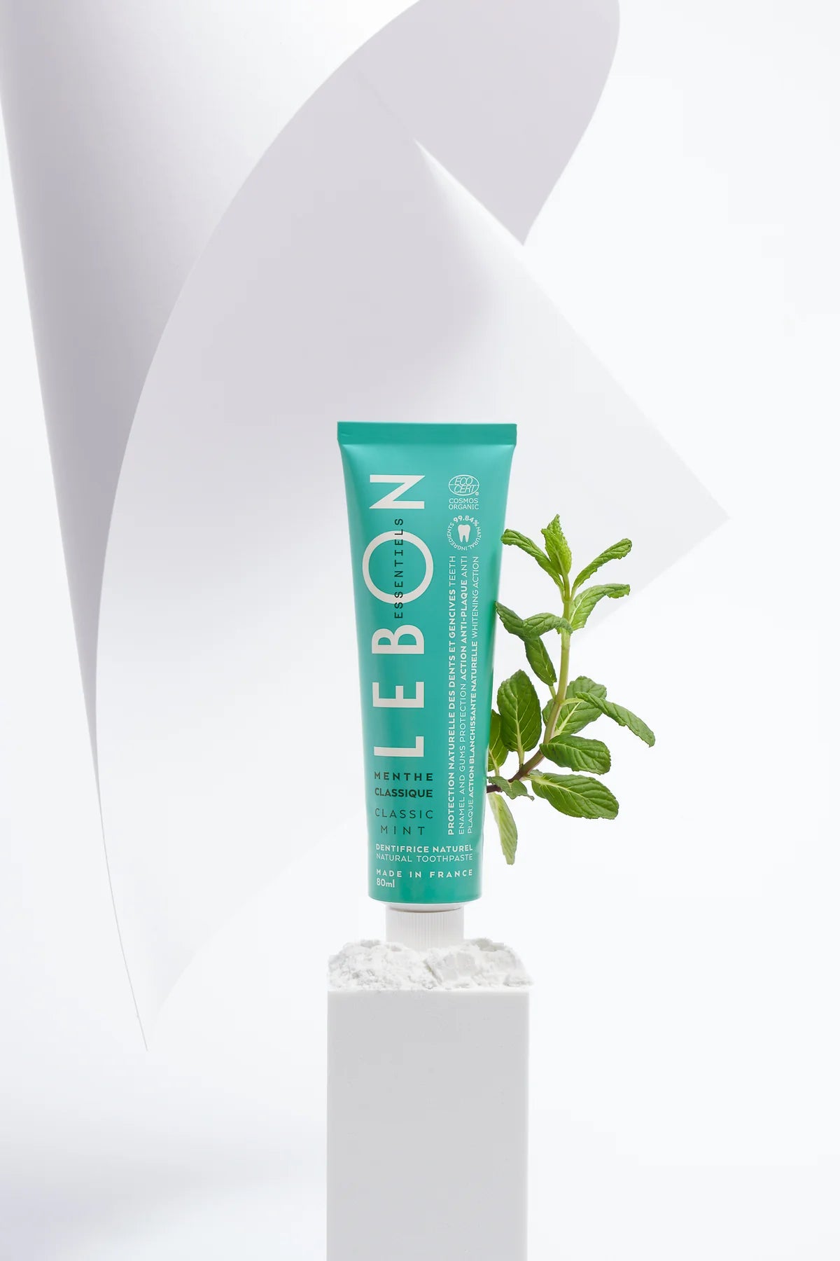 ESSENTIELS Fluorfri Økologisk Tannkrem - Classic Mint fra Lebon