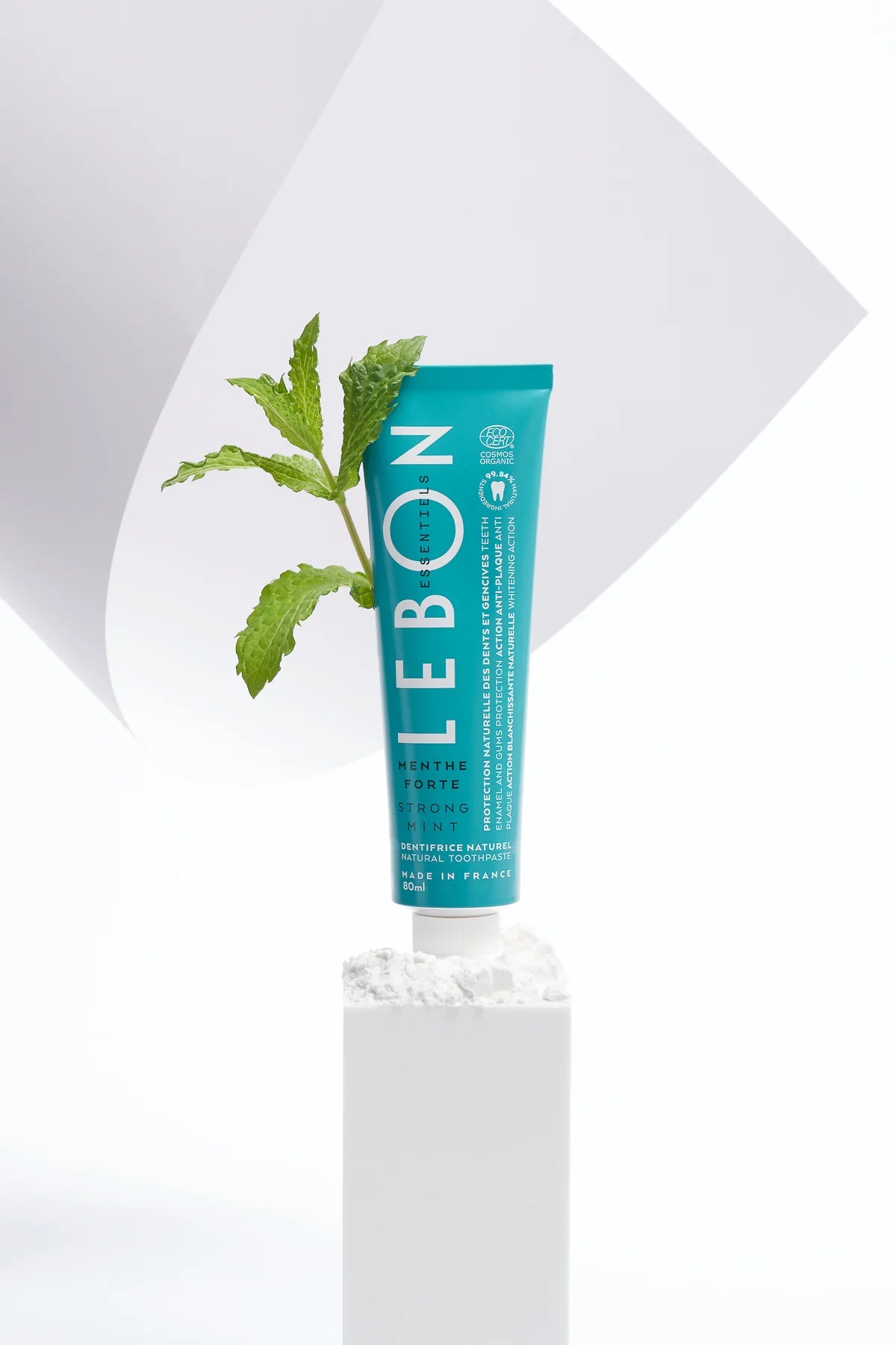 ESSENTIELS Fluorfri Økologisk Tannkrem - Strong Mint fra Lebon