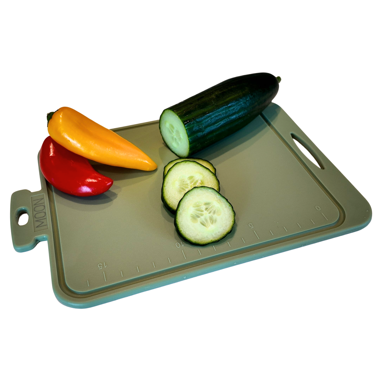Mini Skjærebrett i Silikon fra Moon - Minty Green
