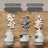 Charcoal Munnskyllevann Tabletter fra Georganics
