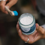 English Peppermynte Mineral Tannkrem Pulver fra Georganics