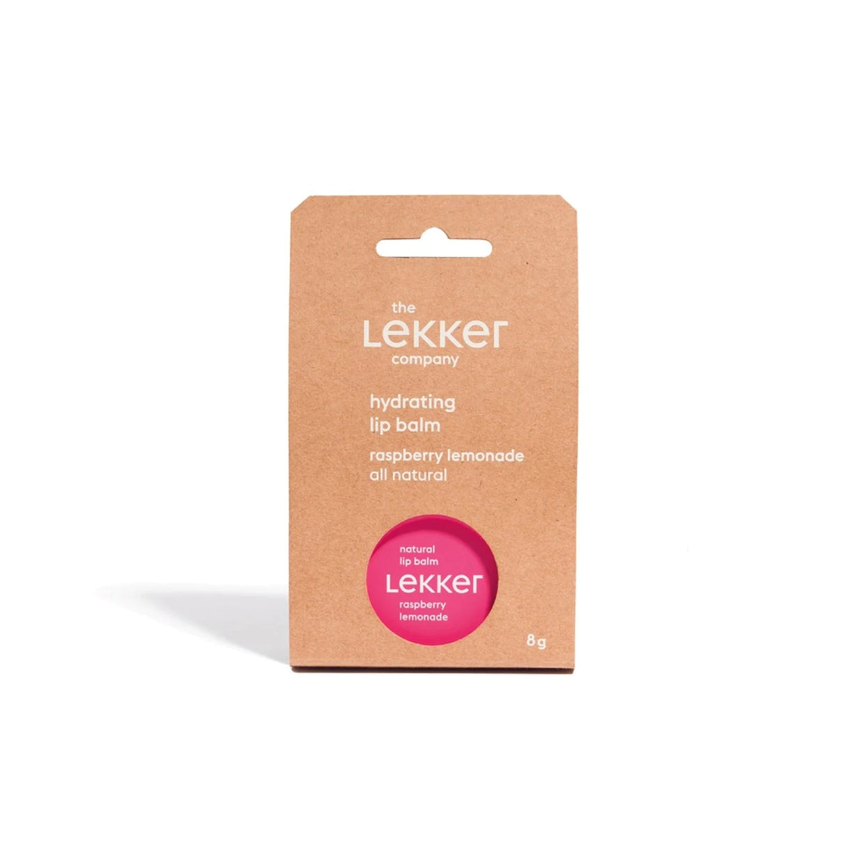 Naturlig Leppepomade Bringebær fra The Lekker Company