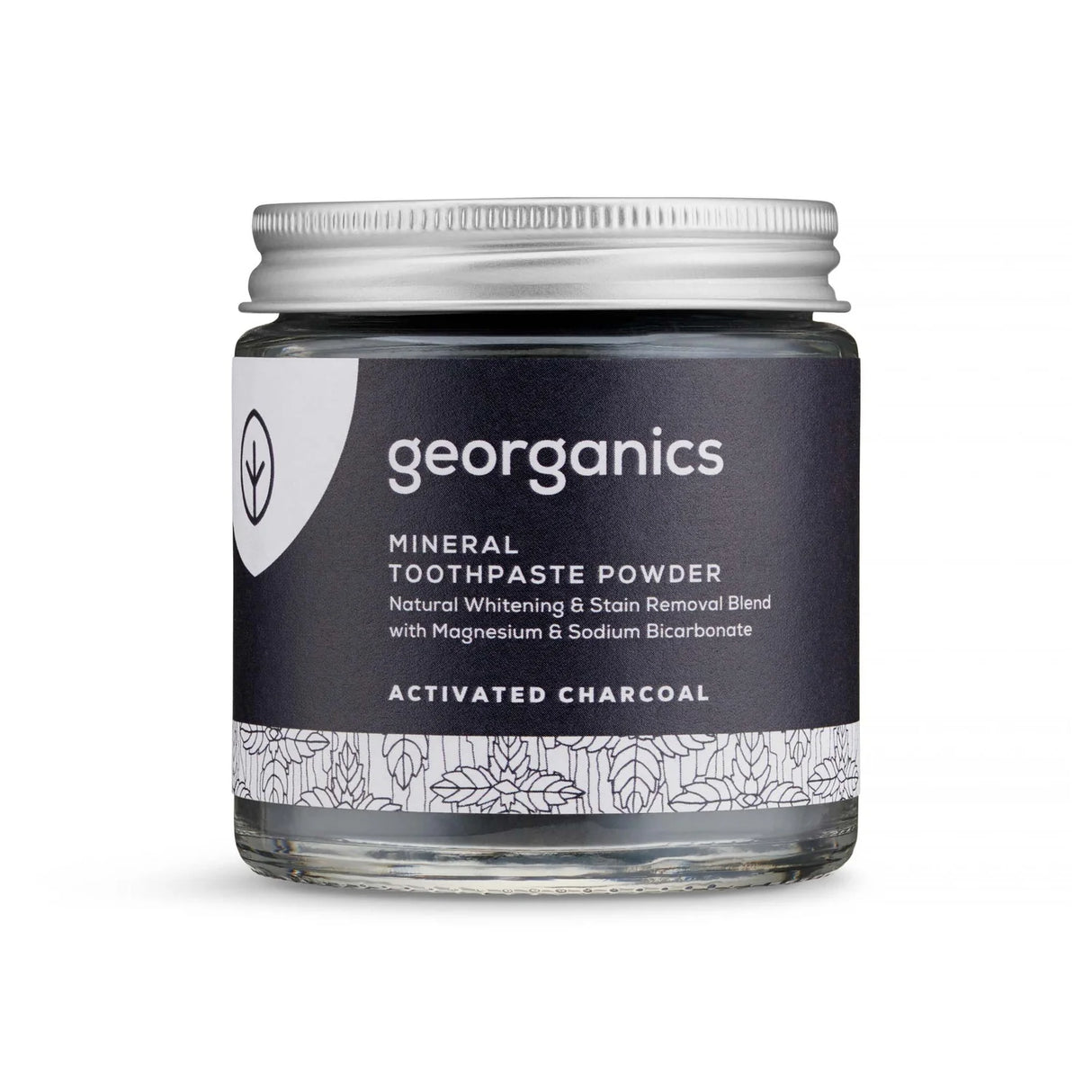 Charcoal Mineral Tannkrem Pulver fra Georganics