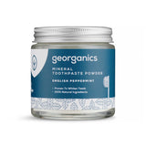 English Peppermynte Mineral Tannkrem Pulver fra Georganics