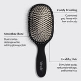 Kitsch Smooth & Polish hårbørste svart